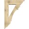 Ekena Millwork Olympic Traditional Rough Sawn Bracket w/ Offset Brace, Douglas Fir, 8"W x 28"D x 40"H BKT0806X28X40OLY01RDF - alternate 3